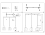 TR97118/3 GD/BK золото/черный E27*3 max 40W D130*113*1200